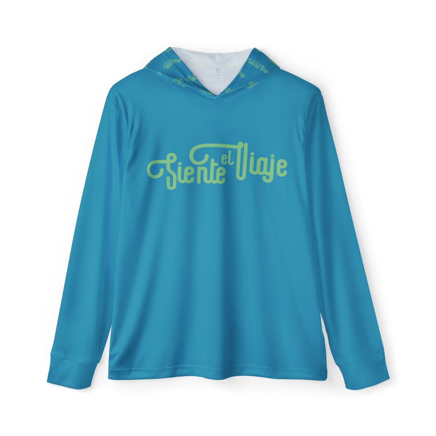 Eco-Friendly Men's Sports Warmup Hoodie - 'Siente el Viaje', 'Protector Ambiental'