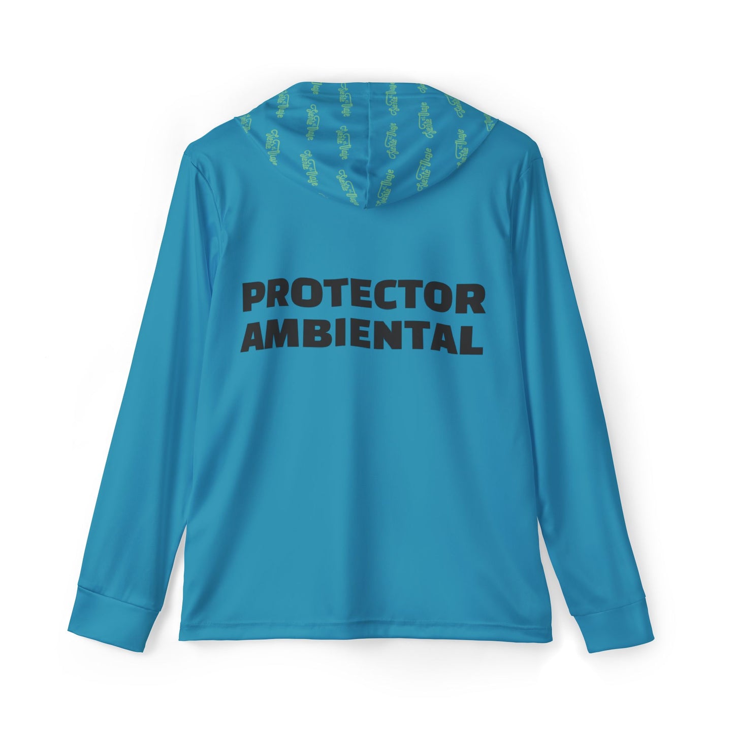 Eco-Friendly Men's Sports Warmup Hoodie - 'Siente el Viaje', 'Protector Ambiental'