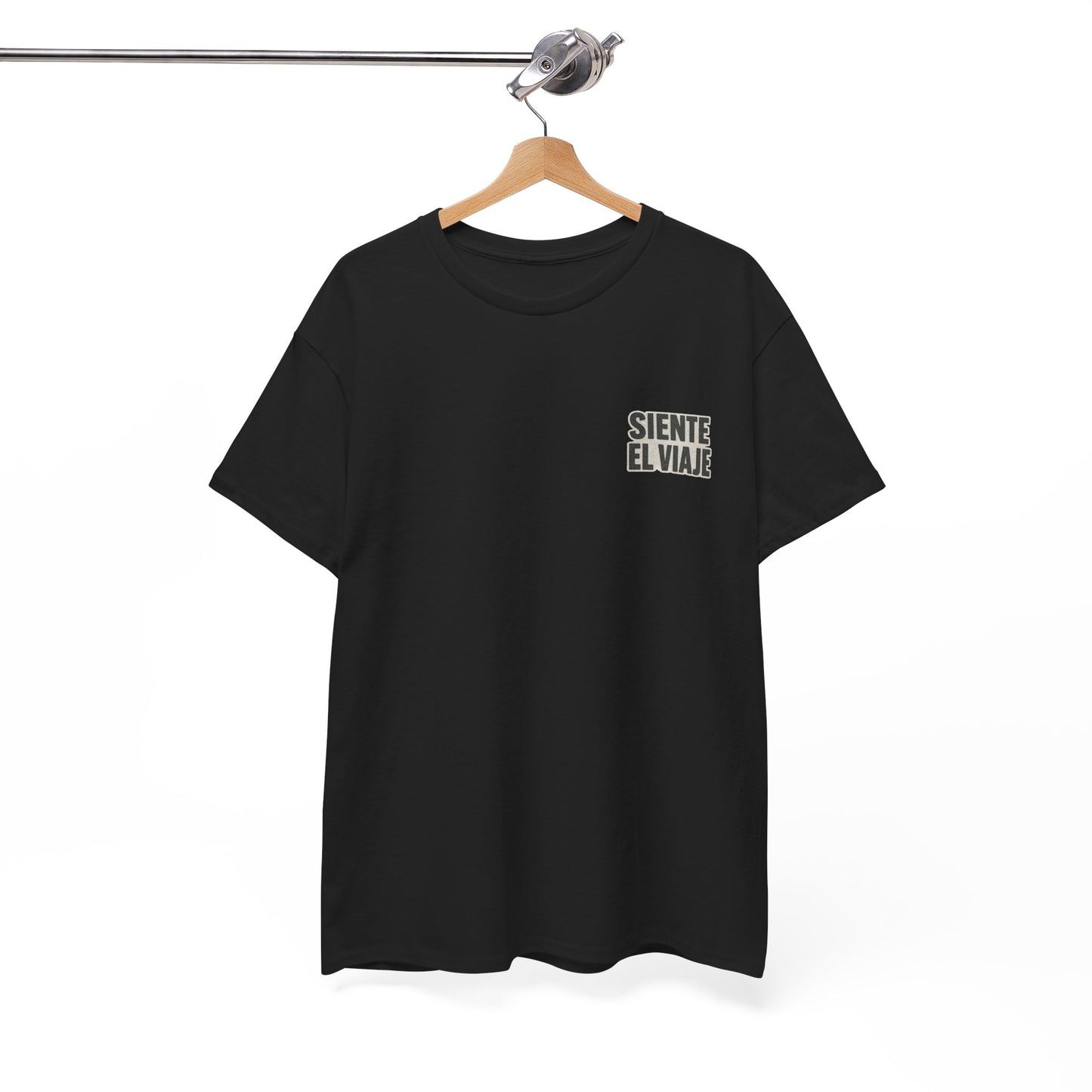 Unisex Heavy Cotton Tee: Siente El Viaje & Evolution Leak Designs, Casual Wear, Gift Ideas, Vacation Style, Unique Graphic Shirt, [...]